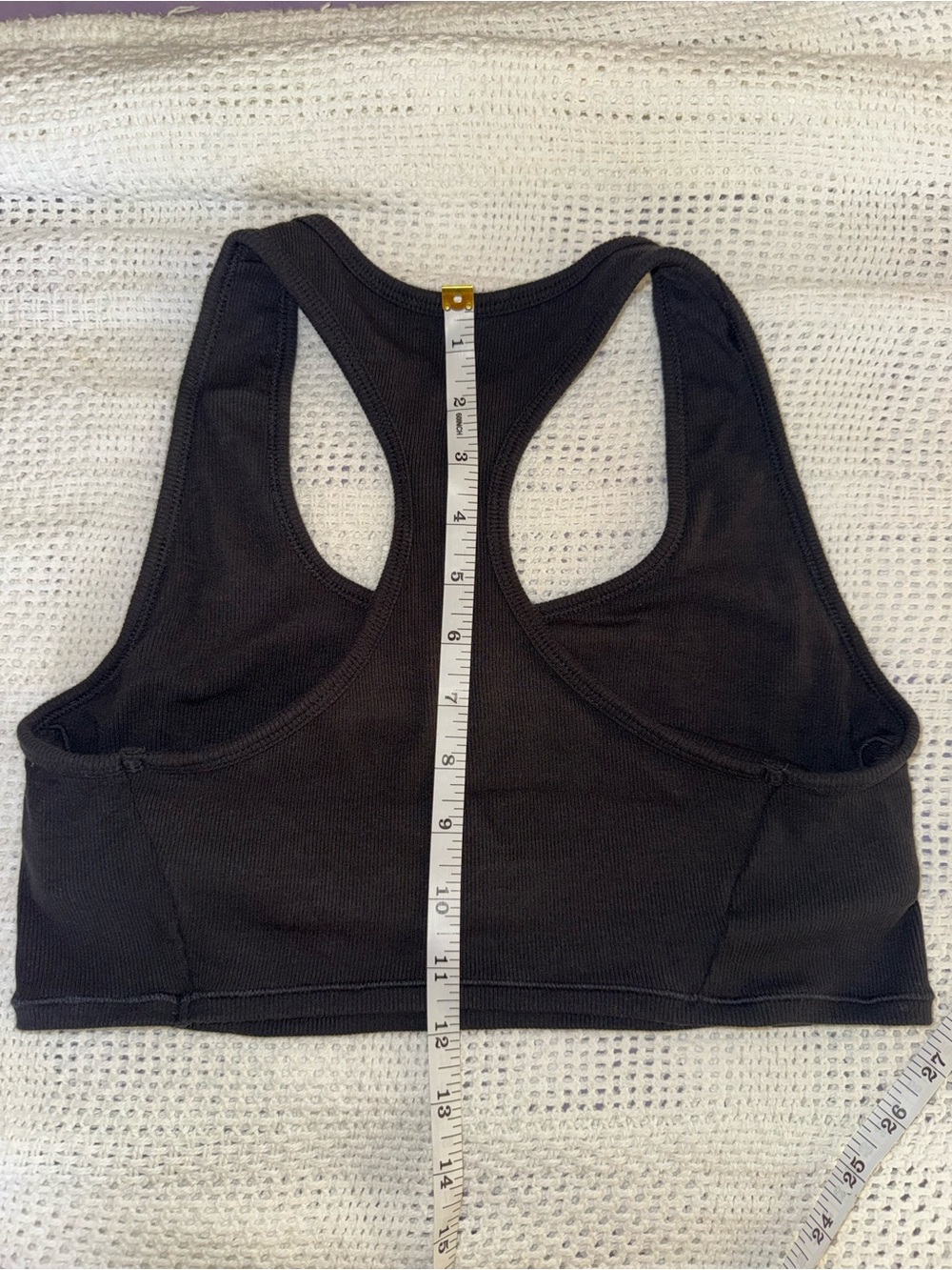 Oner Active  Mellow Rib Square Neck Bra - Picture 4 of 5